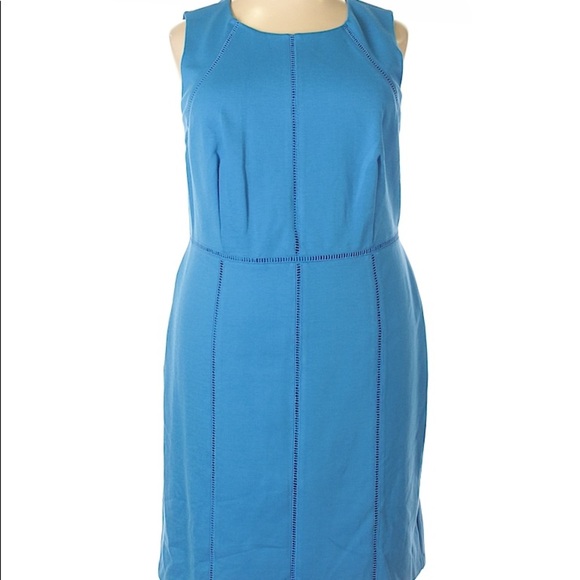 Lands End Blue Dress - Picture 1 of 2